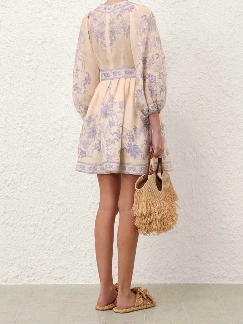 Zimmerman Indra Plunge Mini Dress Size0 - Picture 4 of 4